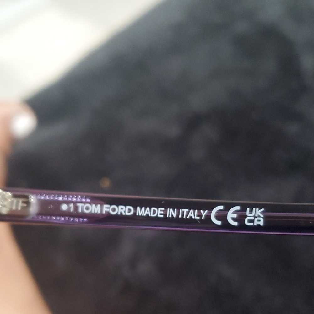 Authentic Tom Ford Violet Square Glasses - image 2